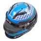 Zamp RZ-65D  Carbon SNELL SA2020 Flo Blue /Gray