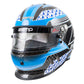 Zamp RZ-65D  Carbon SNELL SA2020 Flo Blue /Gray