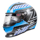 Zamp RZ-65D  Carbon SNELL SA2020 Flo Blue /Gray