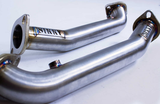 370Z / G37 / 350Z / G35  LS Swap Midpipes Stainless Steel 2.5" Pipe (Gaskets and Hardware Included)