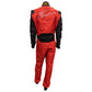 Zamp ZR-50F FIA8856-2000/SFI 3.2A/5 Red/Black Lightweight Three Layer Race Suit Straight Cuff