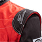 Zamp ZR-50F FIA8856-2000/SFI 3.2A/5 Red/Black Lightweight Three Layer Race Suit Straight Cuff
