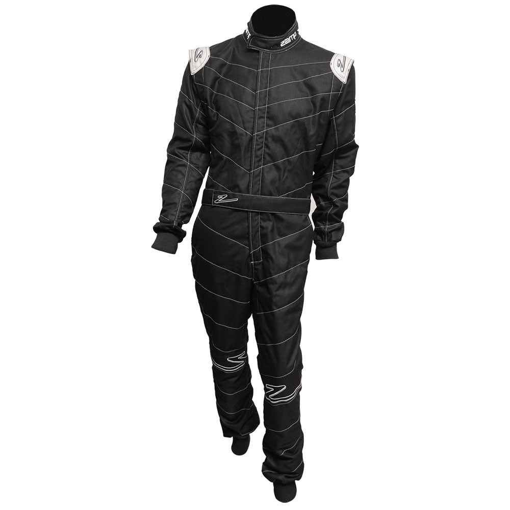 Zamp ZR-50F FIA8856-2000/SFI 3.2A/5 Black Lightweight Three Layer Race Suit Straight Cuff