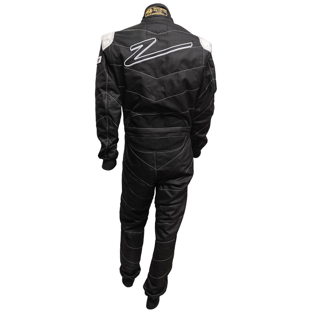 Zamp ZR-50F FIA8856-2000/SFI 3.2A/5 Black Lightweight Three Layer Race Suit Straight Cuff