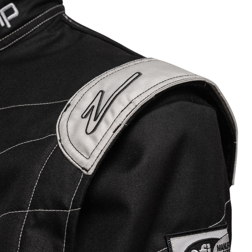 Zamp ZR-50F FIA8856-2000/SFI 3.2A/5 Black Lightweight Three Layer Race Suit Straight Cuff