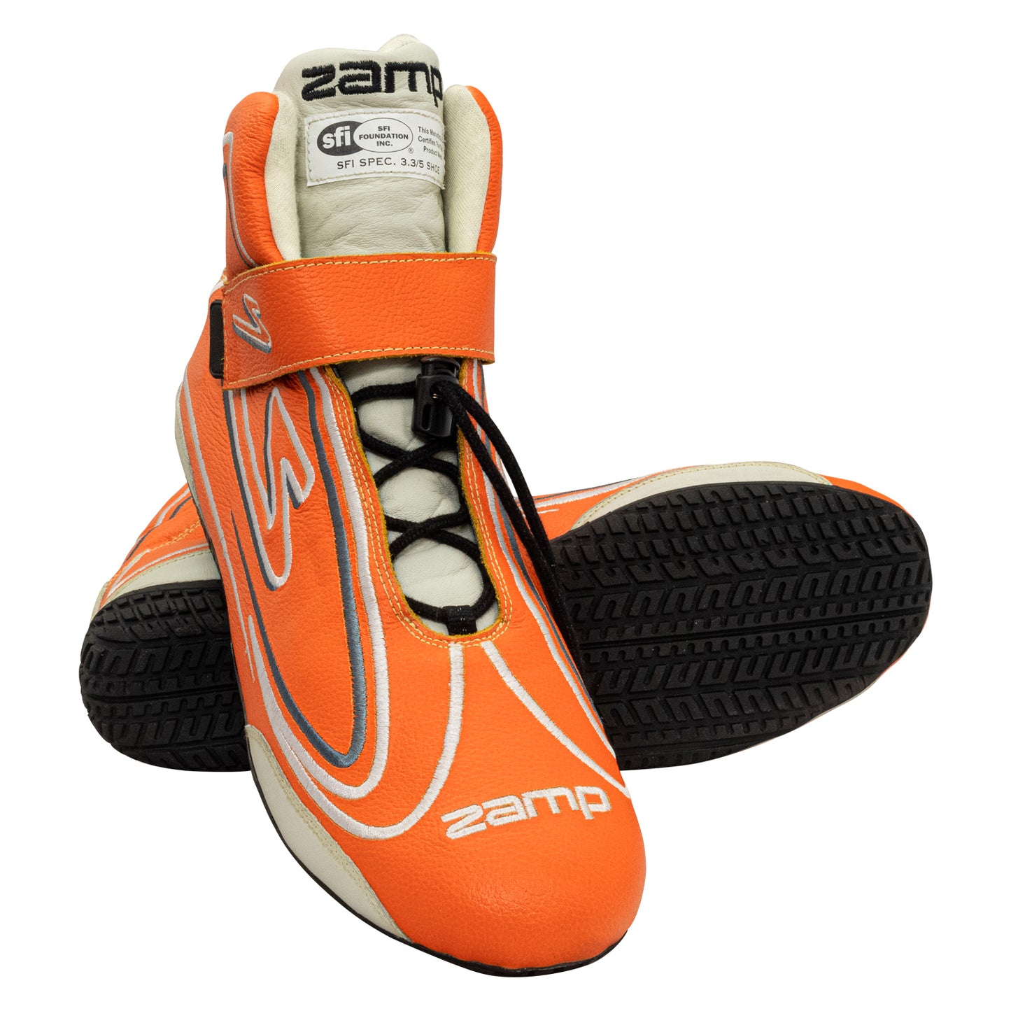 Zamp ZR-50 SFI 3.3/5  Race Shoe Neon Orange