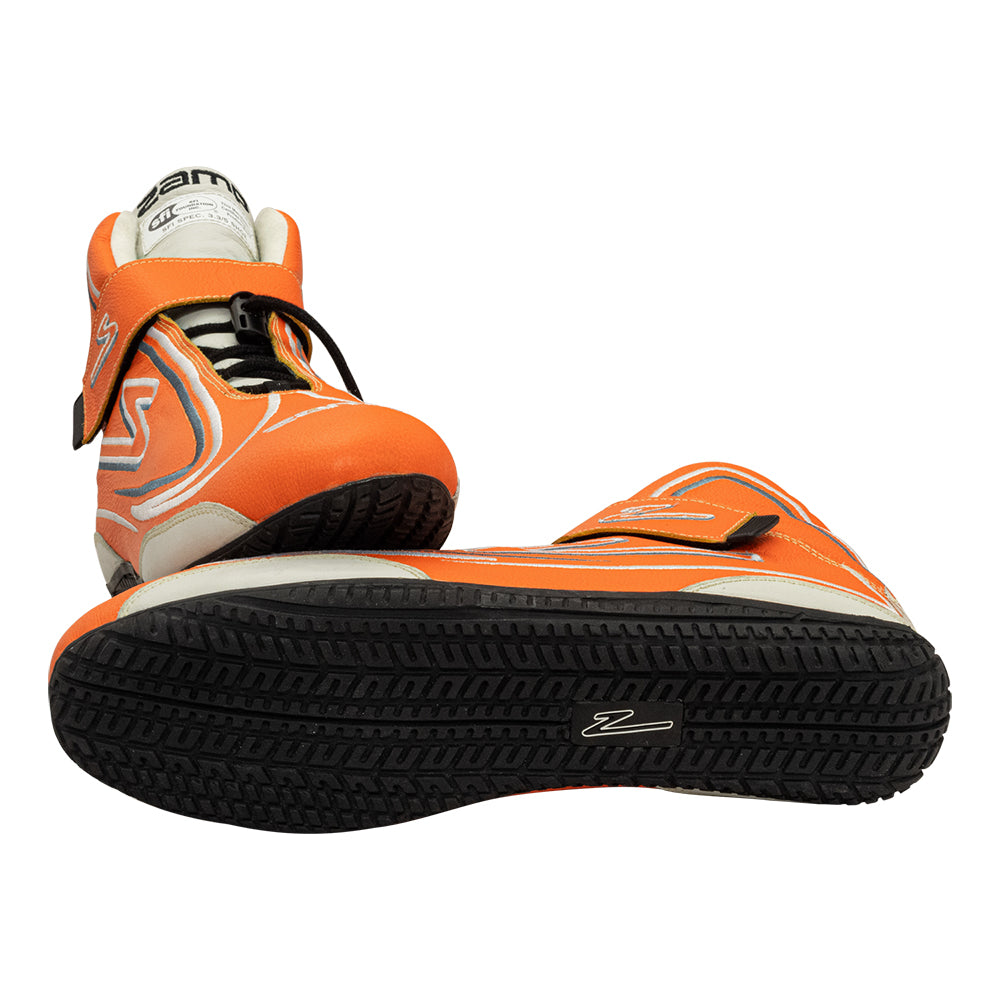 Zamp ZR-50 SFI 3.3/5  Race Shoe Neon Orange